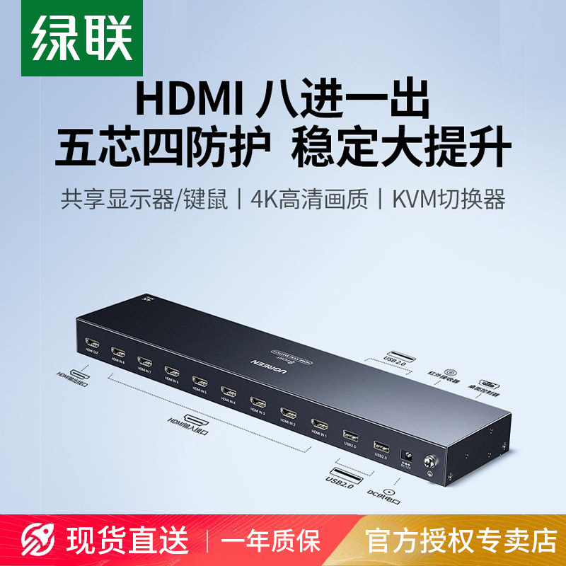绿联HDMIKVM切换器4K图片