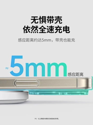 Apple, xiaomi, samsung, oppo, huawei, совместимое зарядное устройство, iPhone15 Pro, мобильный телефон, умные индукционные портативные наушники с зарядкой, быстрая зарядка 15W, iphone, 16/15