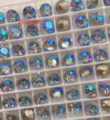 正 施 品奥钻尖底圆钻蓝色闪烁系列211SHIM闪烁蓝美甲钻球配件