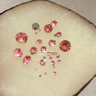 施 美甲耳钉钻饰 正品 蜜桃红262 堆钻 奥钻1088华子尖底圆钻