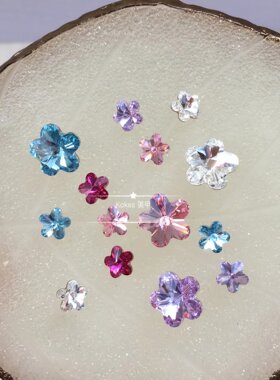 正品华子4744小梅花尖底异形钻