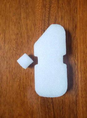 适合德国安棉彩EX650EX500EX450鱼缸过滤器过滤桶6D棉生化替换棉