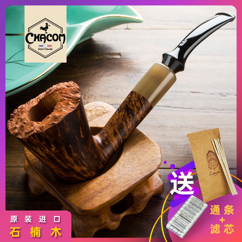 包邮正品进口法国CHACOM FLEUR 烟斗石楠木男士烟丝枪手工限量斗|msdalam kategori ZIPPO/Swiss Army Knife/cermin mata, penulis, paip - dari Buy2taobao.com untuk memberikan perkhidmatan ejen Taobao profesional membeli