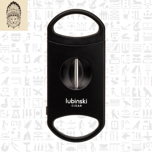 鲁宾斯基便携式多功能V型雪茄剪刀时尚个性带通针烟托断头台烟具