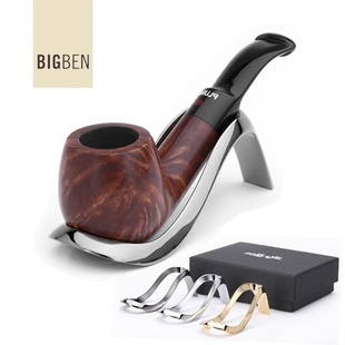 单斗架 高跟鞋 便携好用古巴烟 不锈钢烟斗底座 BIGBEN大班烟斗架
