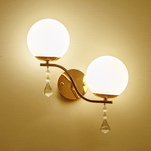 客厅卧室带遥控调光背景墙壁灯