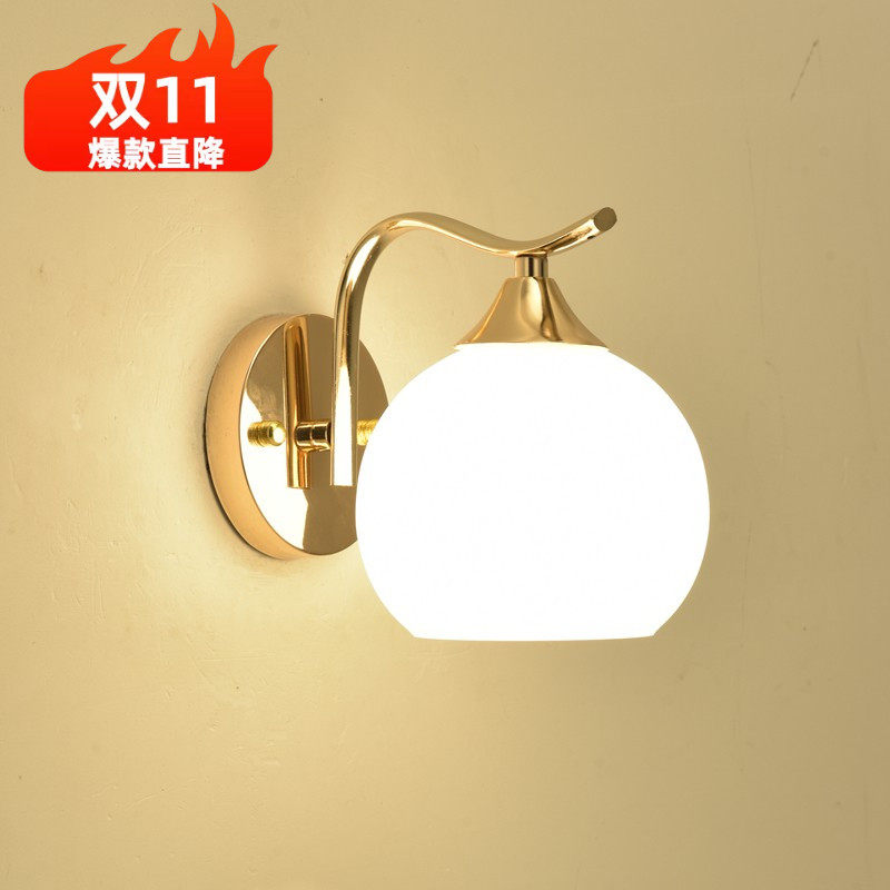壁灯卧室床头灯具创意简约现代led客厅电视背景墙过道楼梯墙壁灯