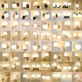 壁灯卧室简约新款 墙灯客厅阳台北欧过道楼梯灯led房间主卧床头灯