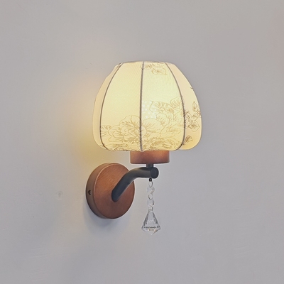 新款中式复古卧室床头墙壁灯