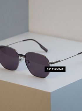 新款金属方形高级感墨镜防紫外线