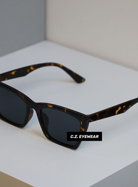 超酷欧美猫眼复古墨镜偏光街拍嘻哈凹造型百搭神器配近视太阳眼镜