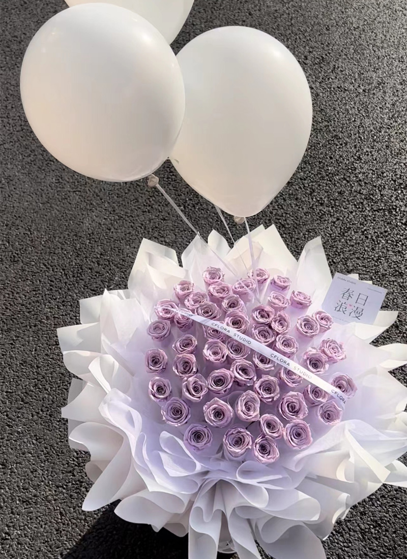 CFLORASTUDIO52紫玫瑰