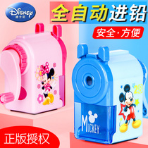 Disneyland pencil sharpener pencil sharpener multi-function handcart pencil sharpener lead sharpener automatic lead in hand drill pencil sharpener for children and primary school students