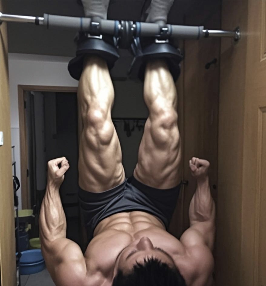 倒挂器拉伸脊椎放松身体增高训练