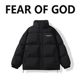 FOG立领棉服essentials男女情侣加绒加厚防风冬季 抗寒拉链外套