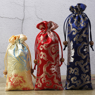 高档梳子包装袋首饰收纳袋珠宝袋饰品抽绳束口小布袋礼品袋定做