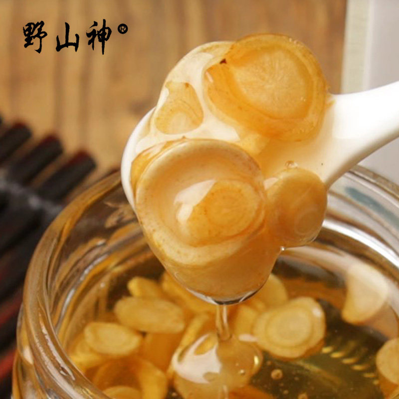 长白山参蜜248g*1瓶 人参蜂蜜农家自产结晶椴树蜂蜜天然珍品蜜饯