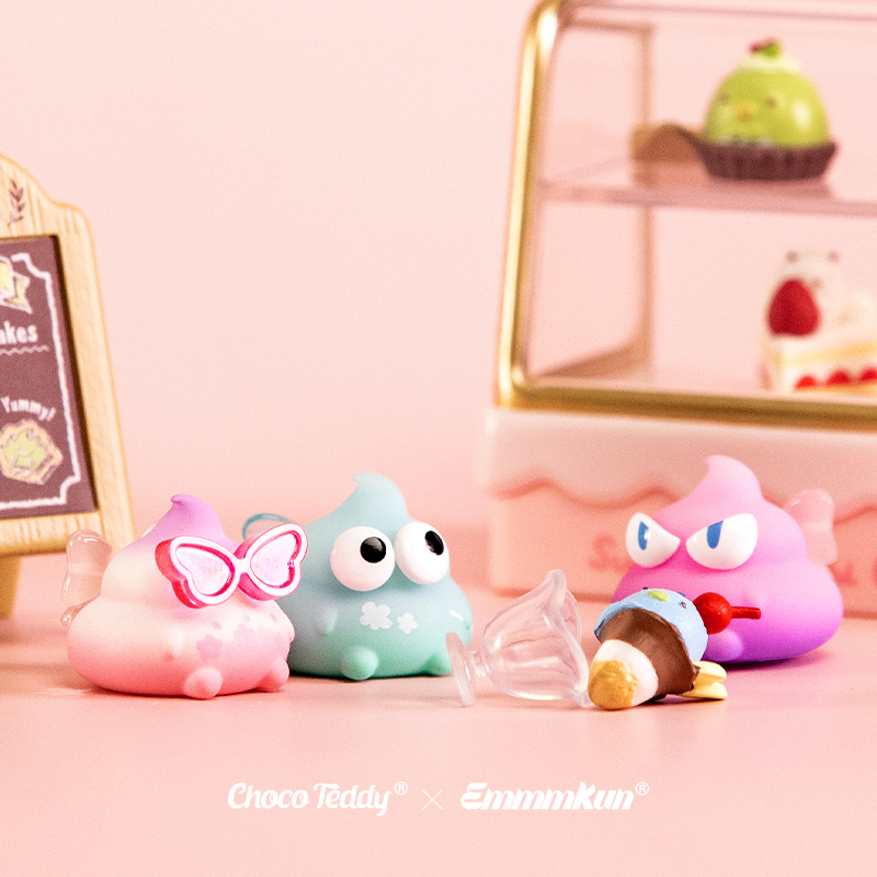 迷你Emmmkun眼碌碌精灵系列盲袋可爱礼物公仔萌粒4代第三批粑粑