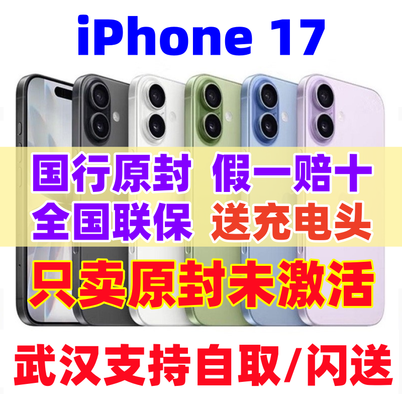 Apple/苹果iPhone 17国行原封6.3英寸苹果17系列