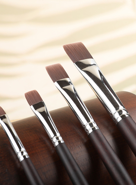 ARTSECRET韩国尼龙毛平形3700Flat水粉水彩丙烯画笔Paintin Tools