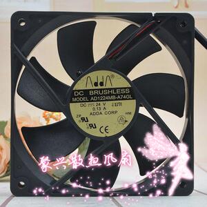ADDA AD1224MB-A74GL 24V 0.13A 12CM 12025 变频器风扇