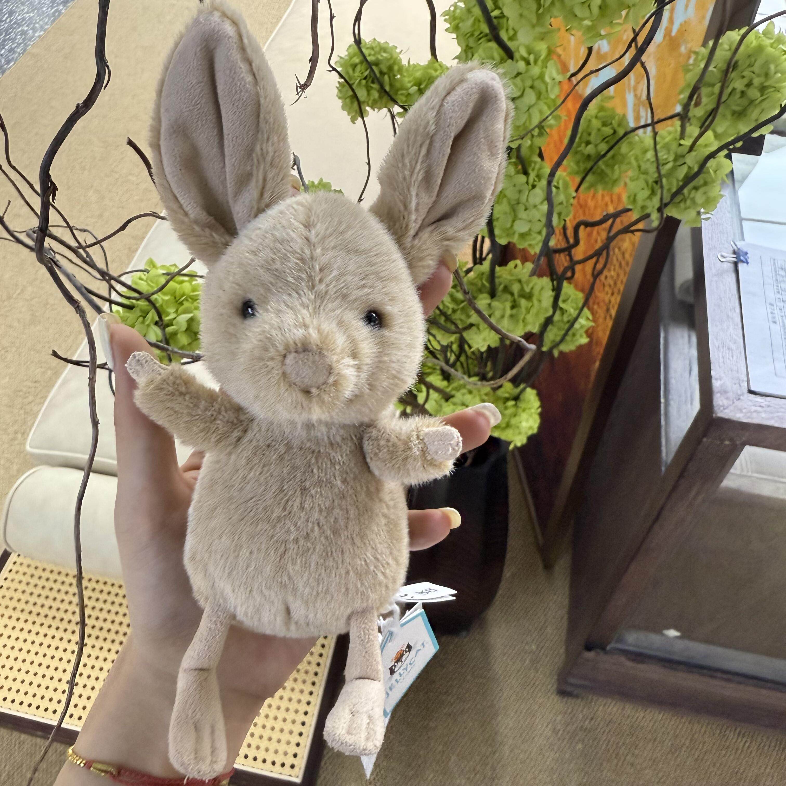 Jellycat正品跳鼠毛绒玩具玩偶小老鼠公仔娃娃摆件创意搞怪礼物