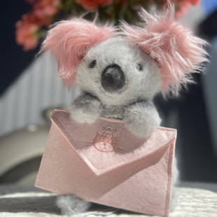英国Jellycat信使兔子信使考拉毛绒玩具玩偶公仔安抚情人节礼物