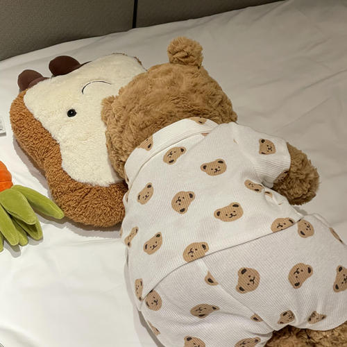 jellycat巴塞罗熊茄子熊安抚抱枕