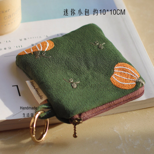 钥匙包耳机包挂件保护套壳收纳小包精致小收纳袋零钱包迷你化妆包