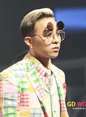 圆形蒸汽朋克金属翻盖太阳眼镜男