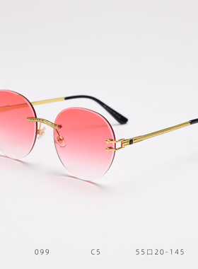 新款欧美复古金属时尚太阳镜男