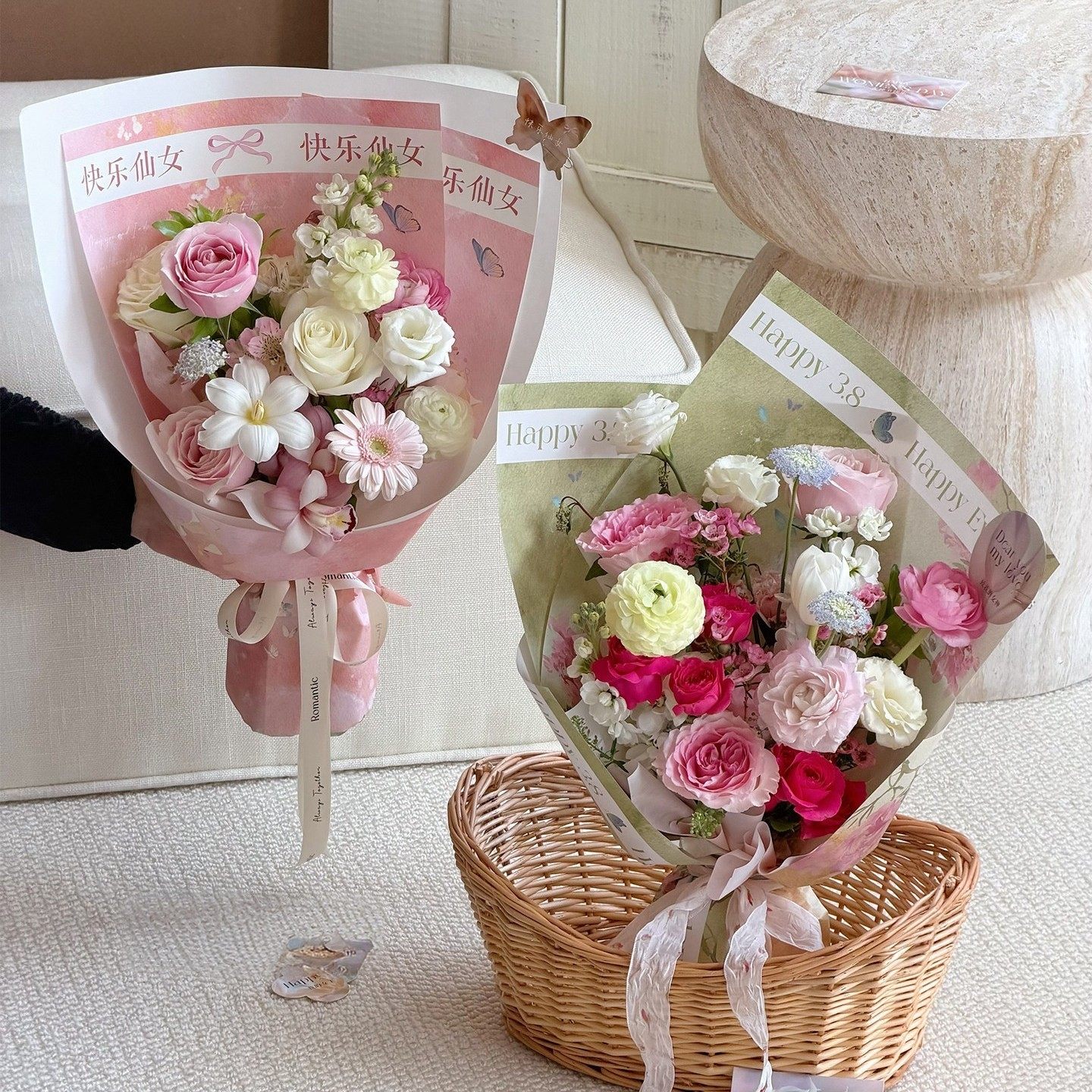 花艺花店diy手工花束包装纸38女神节梦幻女神网红纸鲜花包装纸,文具电教/文化用品/商务用品,包装纸/蜂窝纸,淘宝优惠券,粉丝福利购,淘宝优惠卷