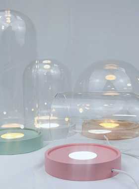 DIY手办USB永生花香薰蜡烛防尘