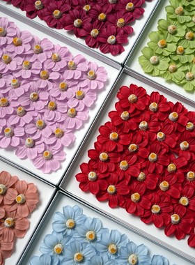 DIY装饰花艺材料花新款格桑花香皂花波斯菊永生花仿真花手工花束