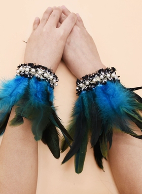 印第安哥特风格羽毛手