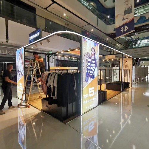 科瑟快闪店展架铝合金发光桁架