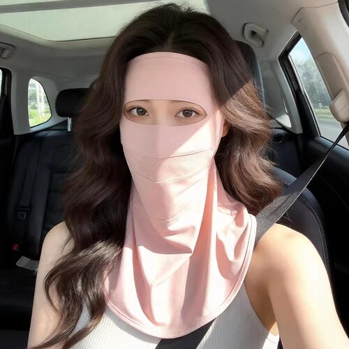 日本进口冰丝防晒面罩女遮全脸