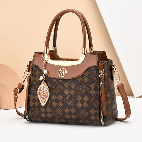 跨境包包2025新款大容量单肩斜挎包潮时尚手提女包高级感托特