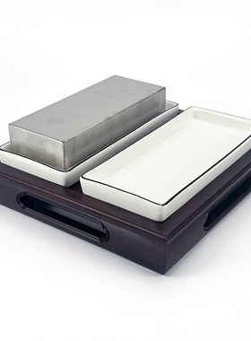 创意荷叶饼夹梅菜扣肉餐具模具长条方形饭店专用盘子酒店特色菜盘