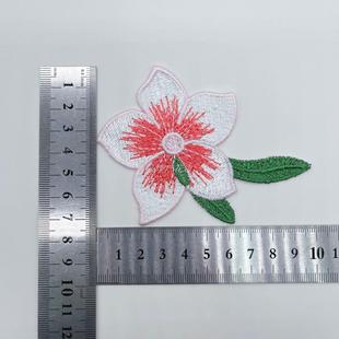 辅料徽章饰品配件刺绣布贴蕾丝 朵酷电脑绣花标花朵衣服补丁贴服装
