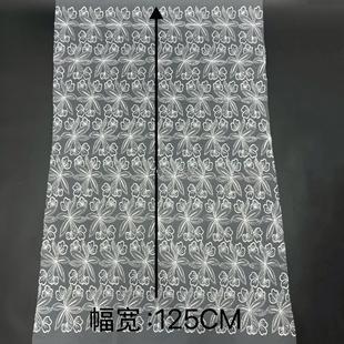 网纱刺绣亮片蕾丝面料婚纱礼服童装 新品 连衣裙珠片绣布料lace
