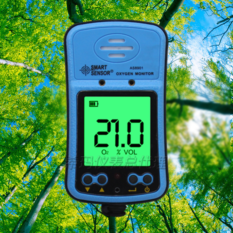 原装香港希玛as8901氧气o2浓度含量测试仪 手持便携式as 8901