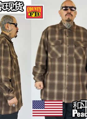 【北京现货】FB County FBCounty 美国官网购回FB县羊毛格子衫