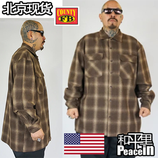 【北京现货】FB County FBCounty 美国官网购回FB县羊毛格子衫