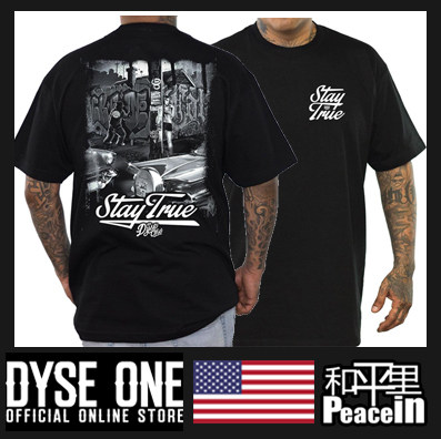 【北京现货】DYSE ONE DYSEONE 美国tee匪帮金属哈雷T恤stay true