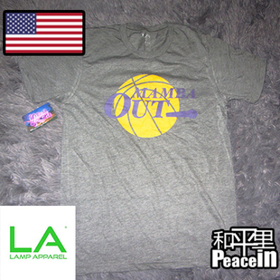 LAMP LAKERS湖人 北京現貨 洛杉磯 T恤 美產 短袖 APPAREL
