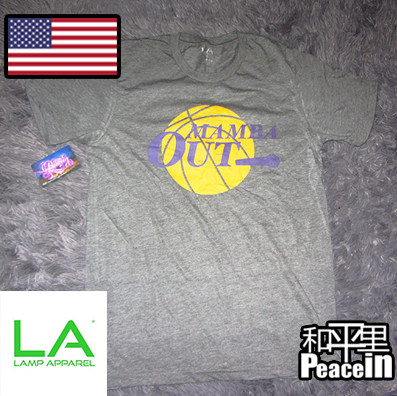 【北京現貨】美產  LA LAMP APPAREL 短袖T恤 LAKERS湖人 洛杉磯