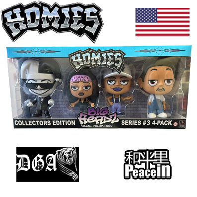 【北京现货】DGA HOMIES 大头 4 件套人偶套装系列 #3 模型西海岸