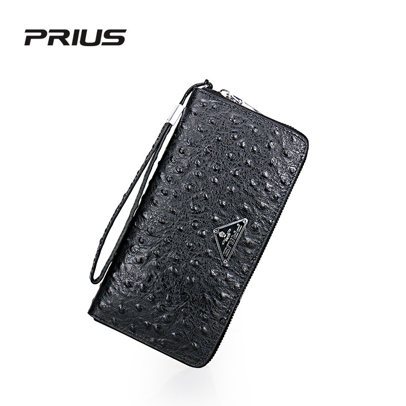 PRIUS Prius man Ostrich cowhide have more cash than can be accounted for wallet Men's genuine leather fashion business affairs Wallet clutch bagin the Leather/Lady bags/Men's bag, Wallet  category - from Buy2taobao.com to provide professional Taobao agent buy service