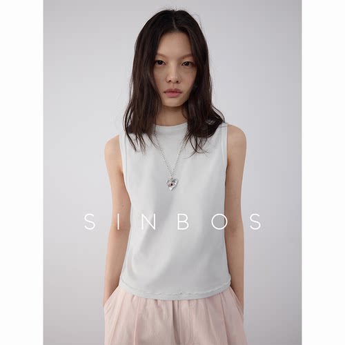 【汤曼妮粉丝专享】SINBOS里约艺术 吊带背心女内搭可外穿款上衣